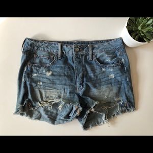American Eagle Tomgirl Distressed Shorts